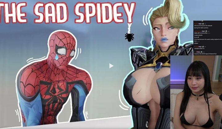 ⁣Emma frost’s big boobies cured spidey’s sadness | marvel rivals