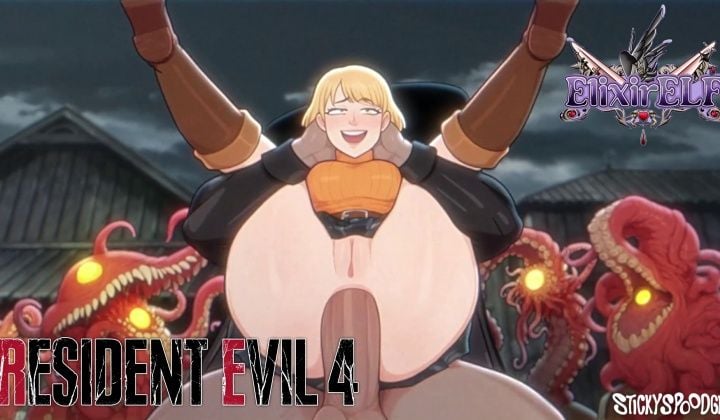 ⁣Hyping us with a re4 hentai teaser trailer