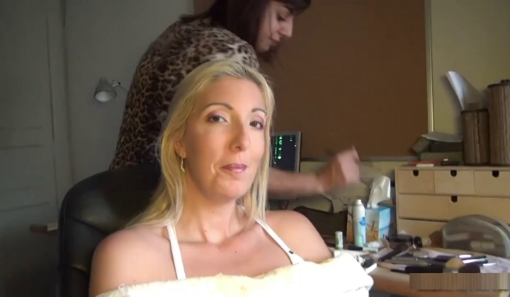 ⁣Tania french married mature come back for a gang-bang with double penetration