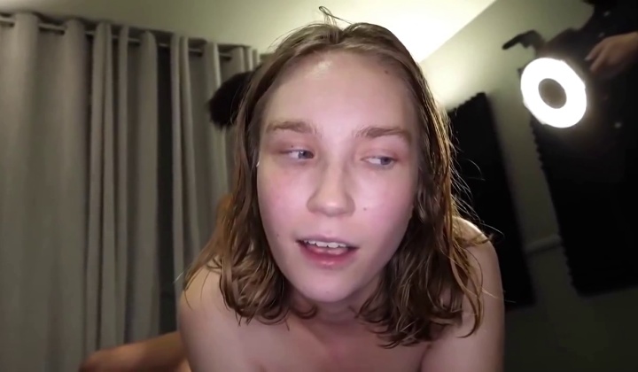 ⁣Cute young lady's gangbang is epic because it's all anal and creampie filled