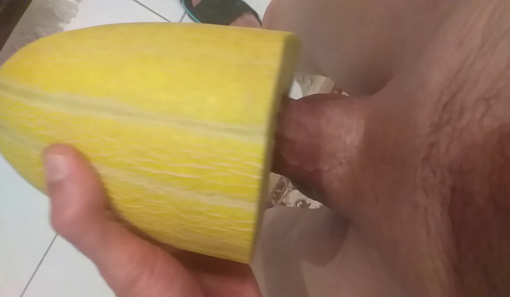 ⁣Sweet juicy melon with dick