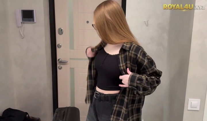 ⁣Blonde beautiful stepsister tight pussy fucked hard