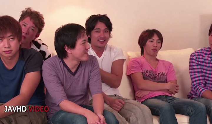 ⁣Mihono's wild asian gangbang blowjob extravaganza