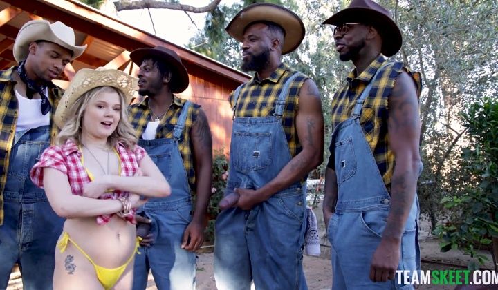 ⁣Team skeet blonde teen cumshot gangbang sex pussy cum in mouth interracial dgs