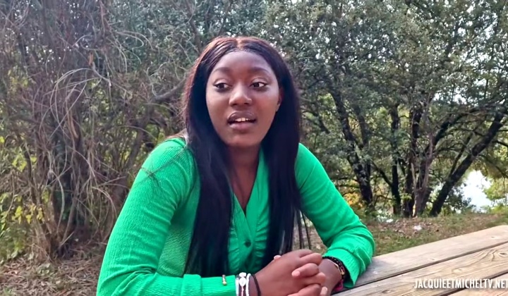 ⁣Awa black french young slut in her first hard sex scene