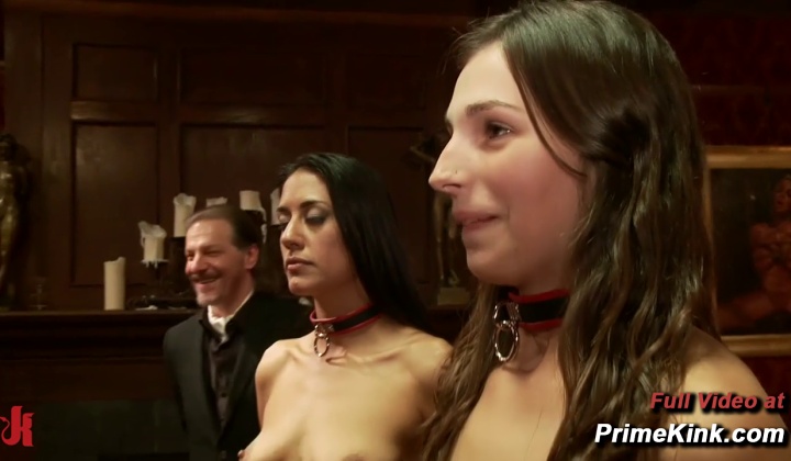 Upper floor slave rope bondage training