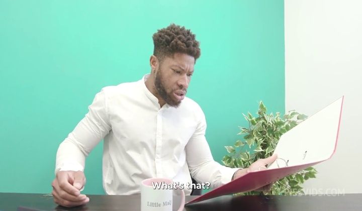 ⁣Jazmine white - giorgio grandi ah297 - 3on1 office party dap - pissvids