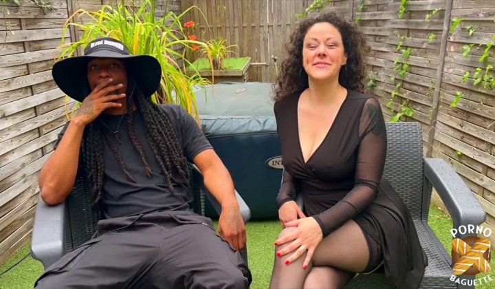 ⁣Stella and her husband bbc in a threesome ffm with pam
