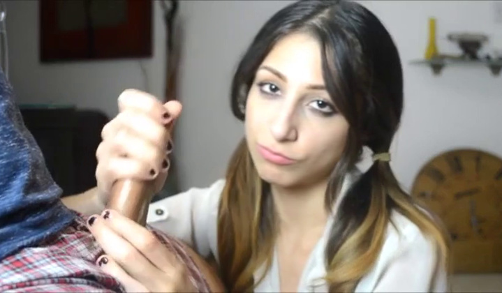 ⁣Watch ruined handjob